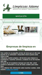 Mobile Screenshot of limpiezasadame.com